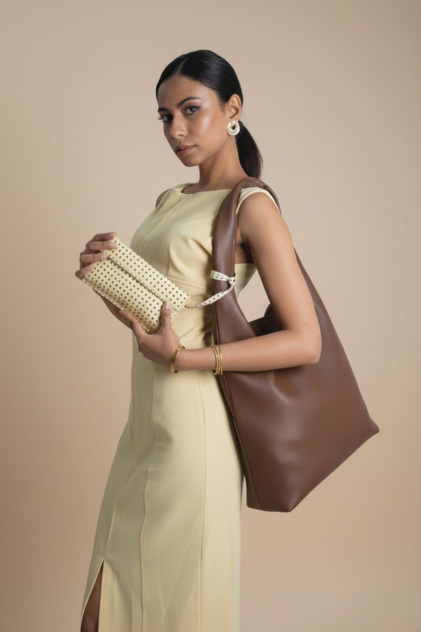 Dark Brown Hobo Work Bag