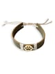 Olive Green Paw Vegan Leather Band