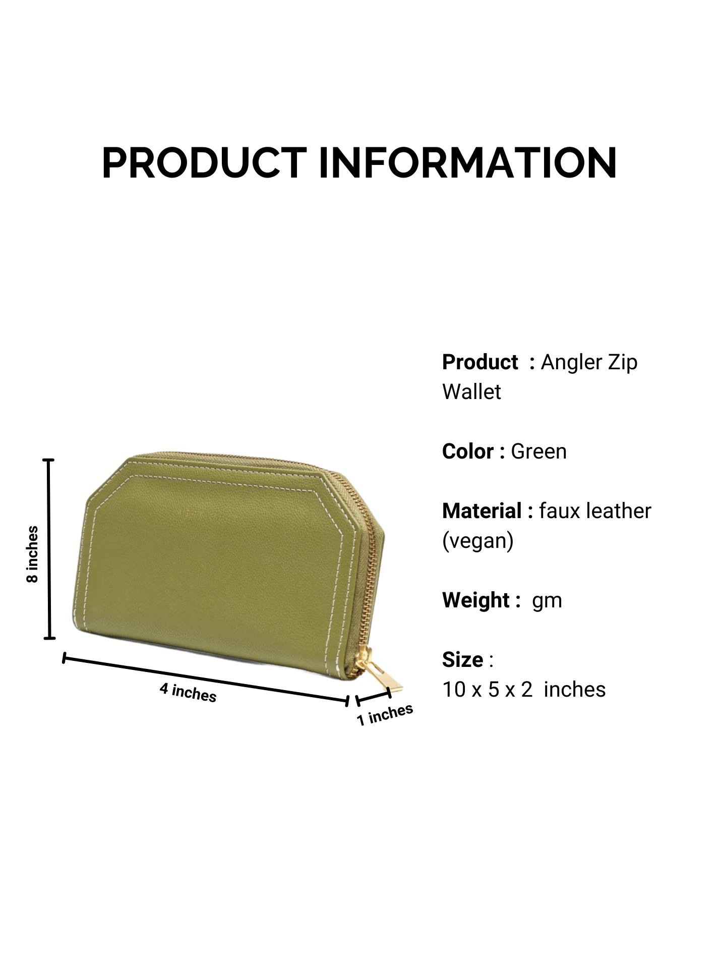Angler Zip Wallet