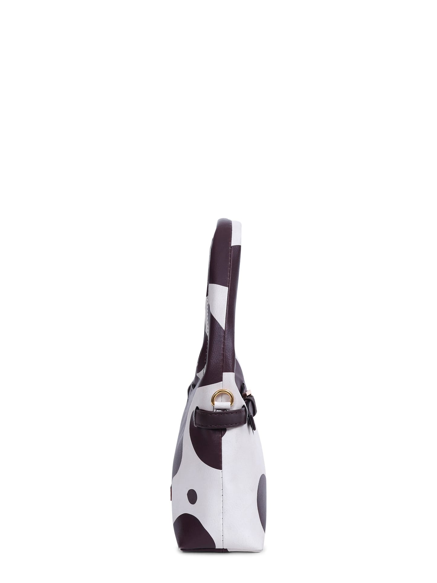 Cow Printed Mini Hobo Bag