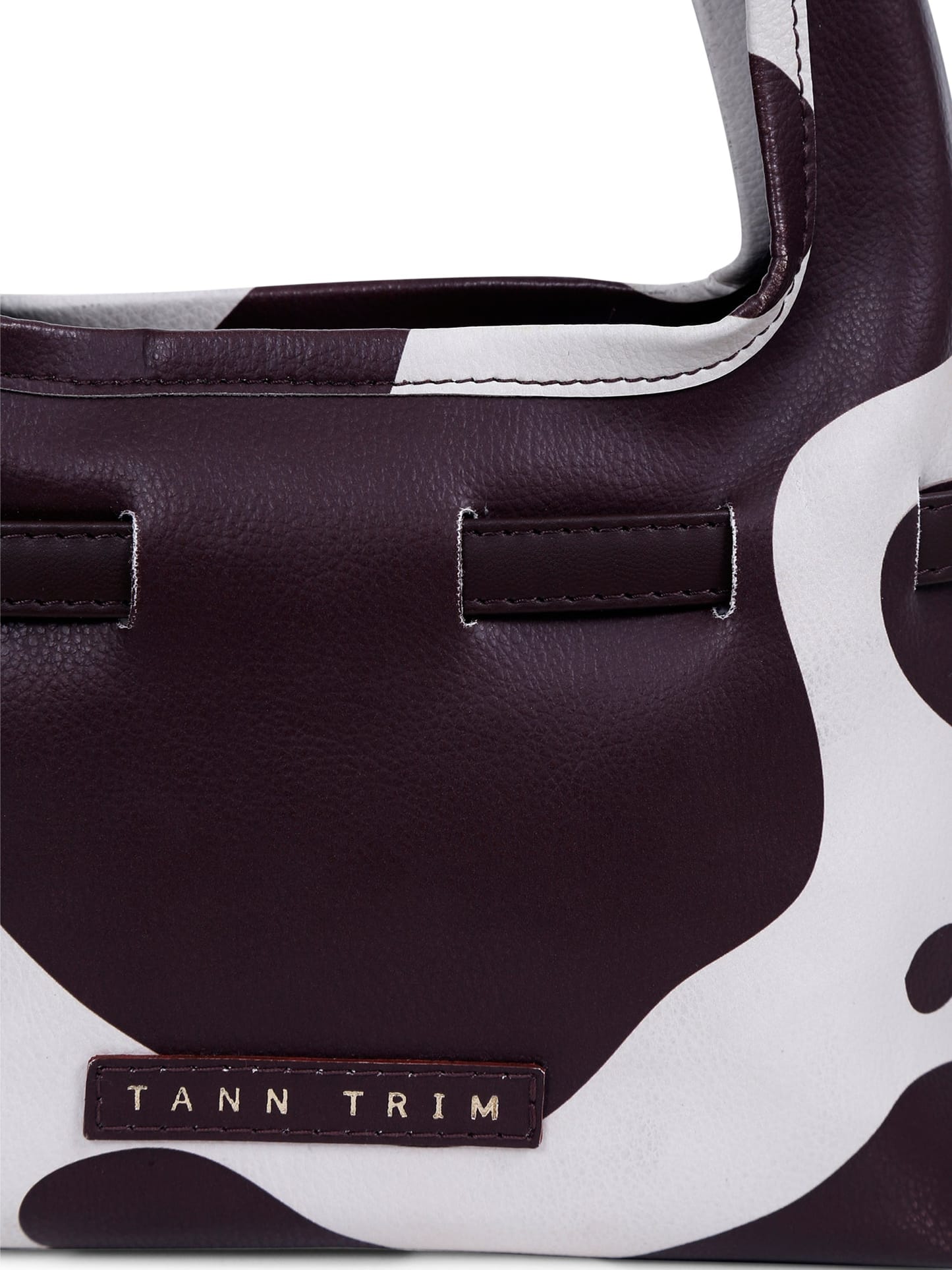 Cow Printed Mini Hobo Bag