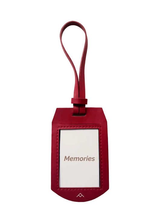 Maroon Polaroid Bag Charm
