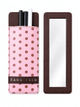 Pink & Tann Polka Lip Liner Case & Mirror