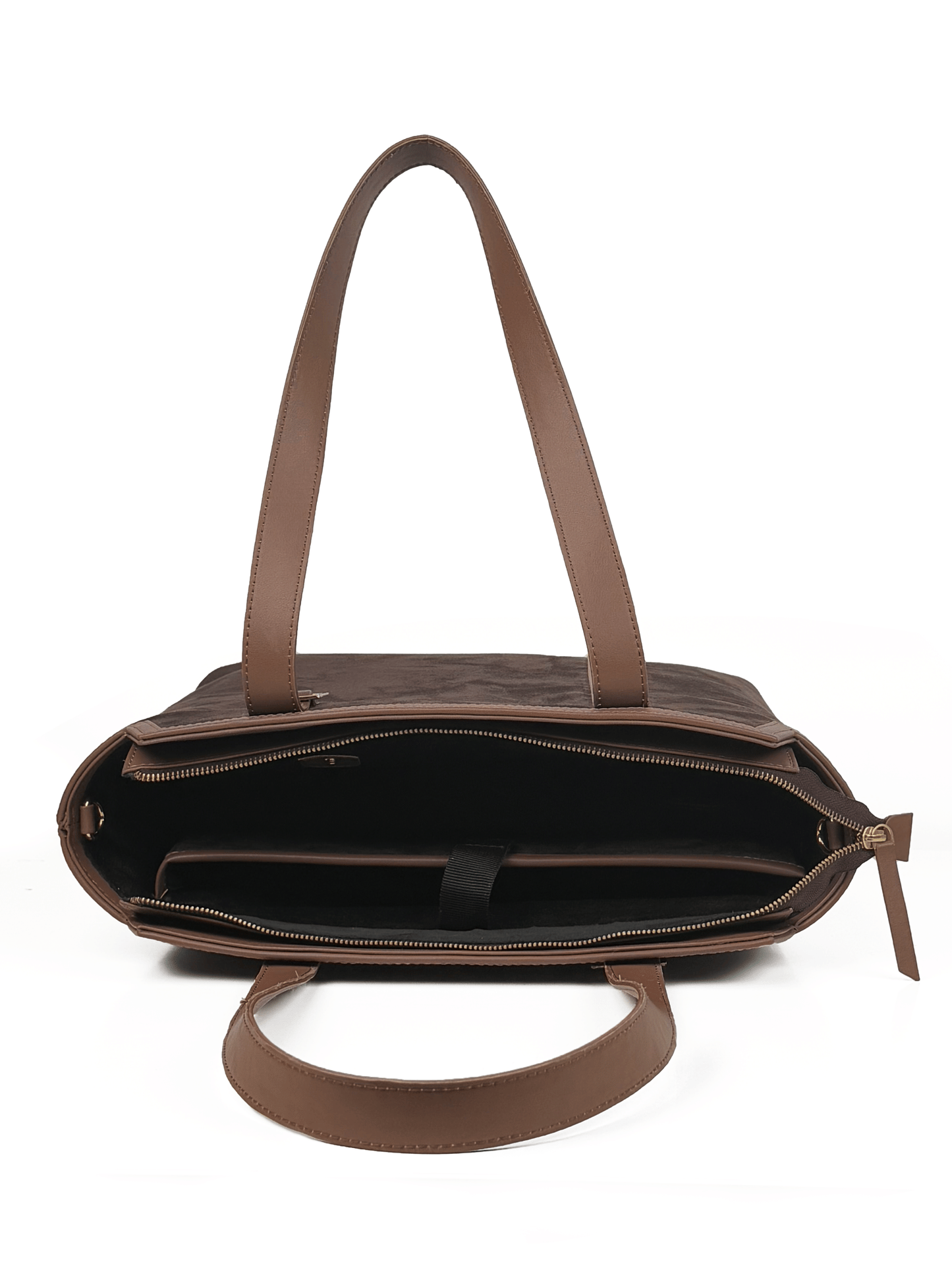 The Brown Cascade Tote Bag