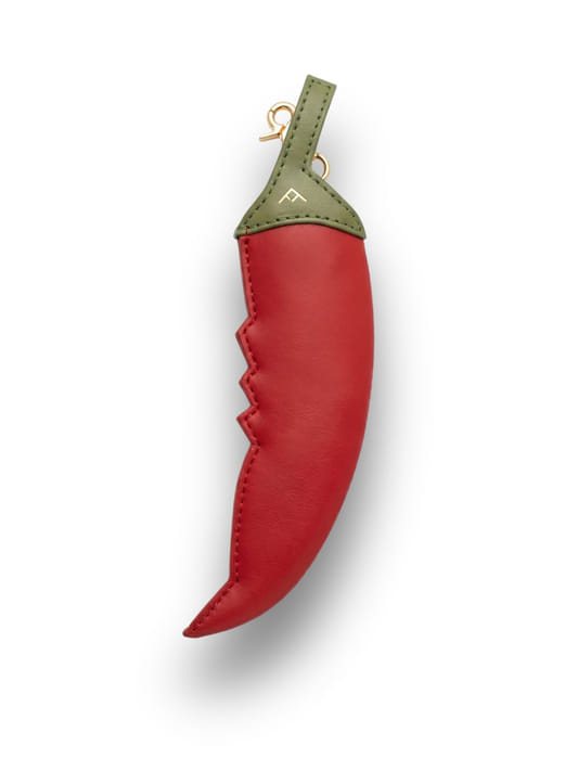 Mirchi Lip Balm Holder Bag Charm