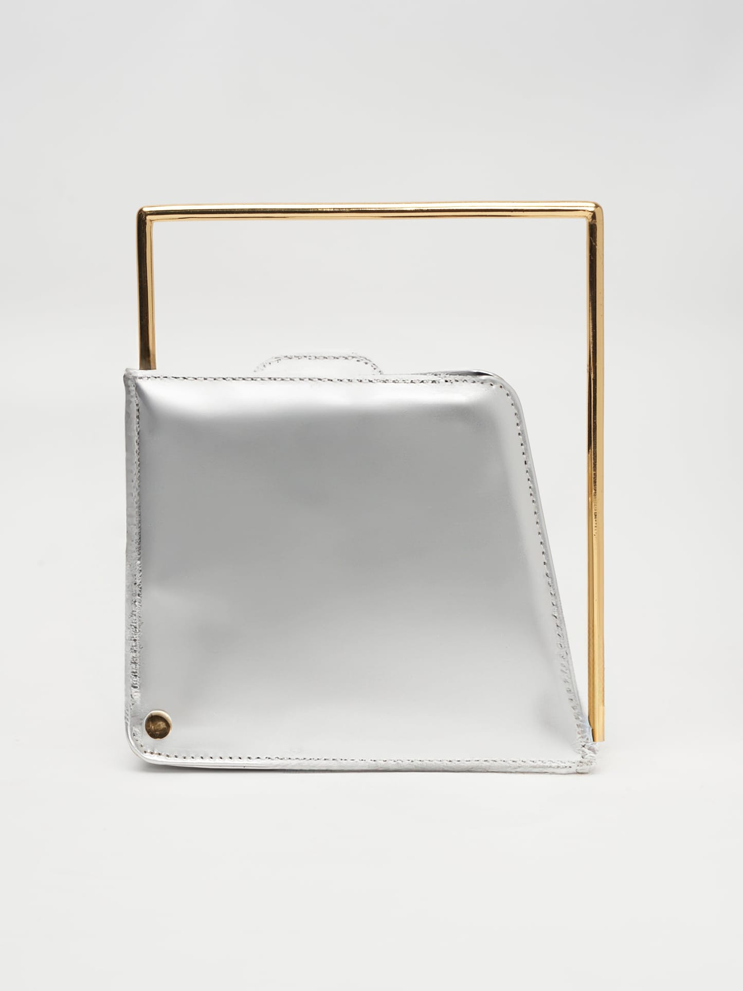 The frame handbag - Silver