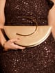 Gold Arch Handbag - Golden