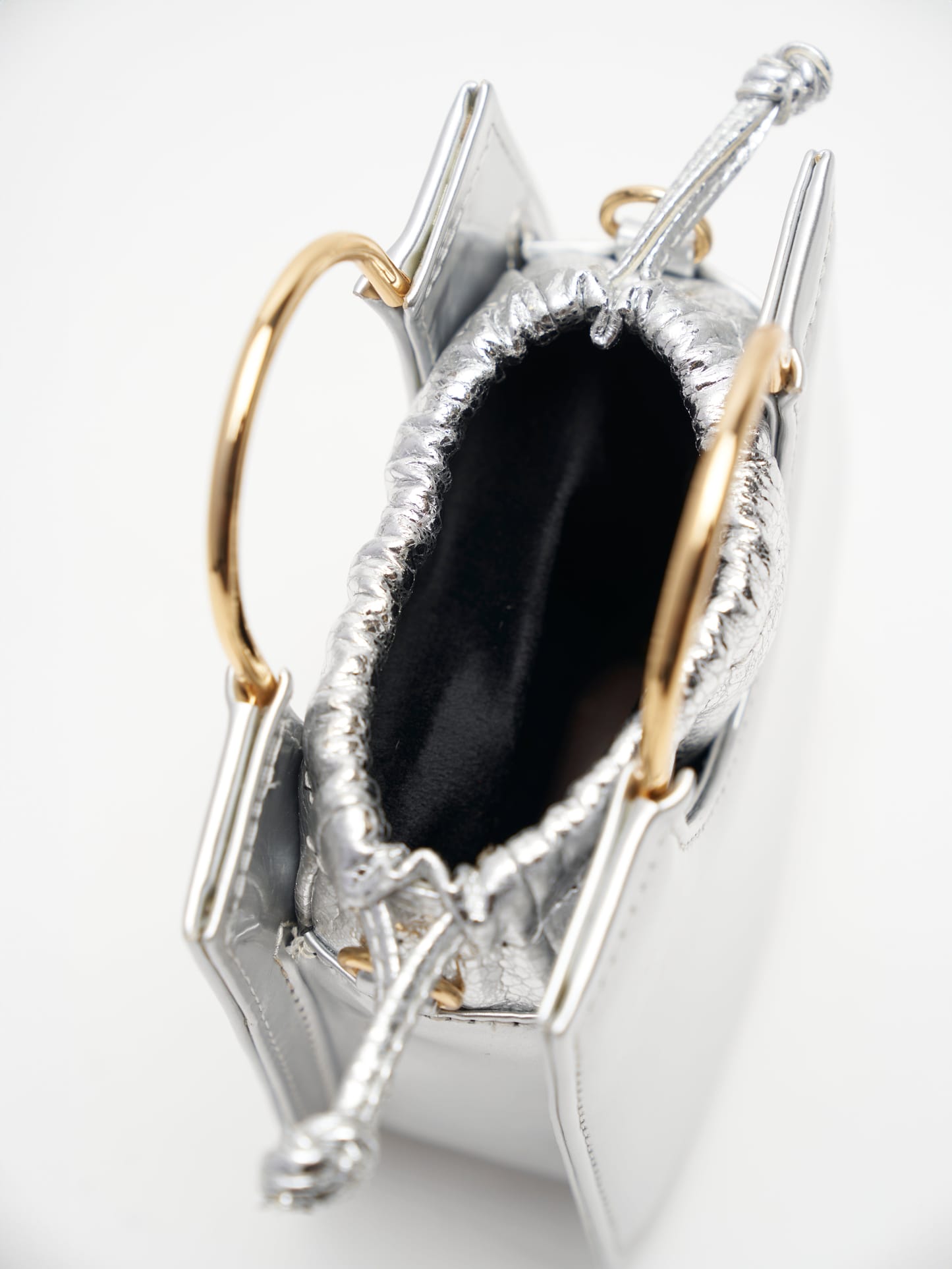 Silver Scrunchie Wristlet