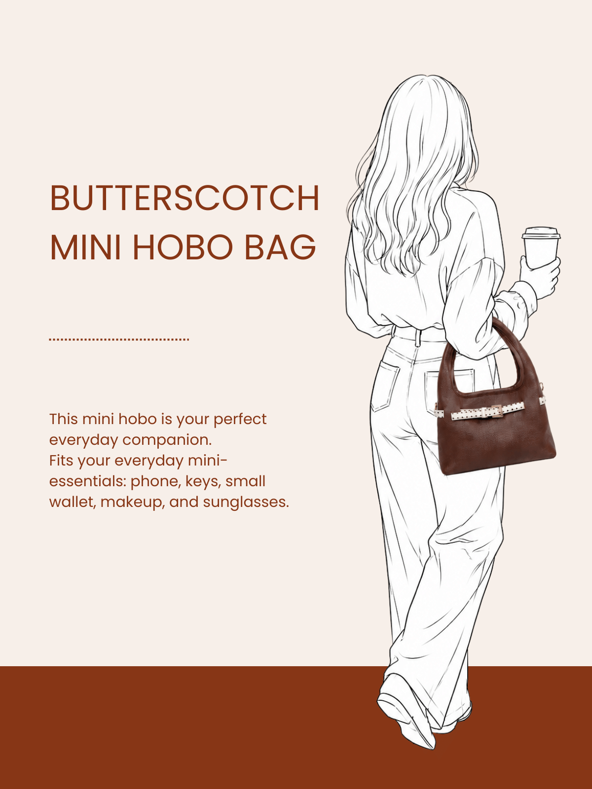 Butterscotch Mini Hobo Bag
