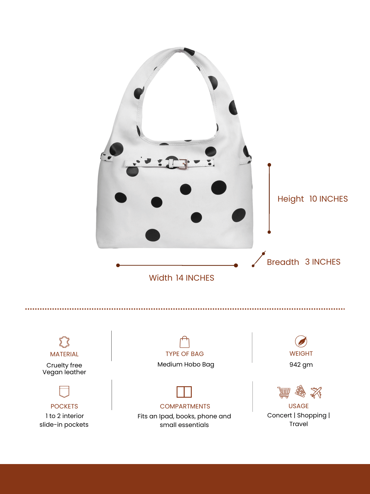Polka Shoulder Bag