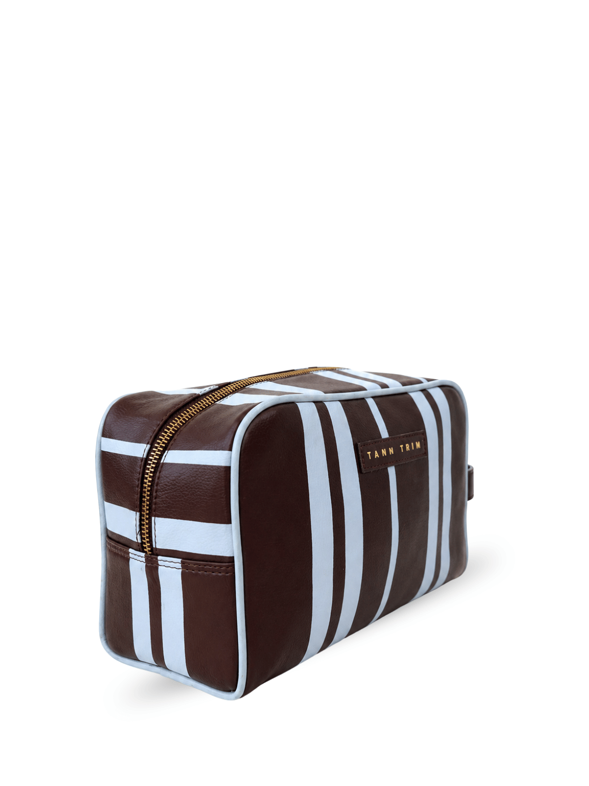 The Stripe Travel Kit - Brown & Blue