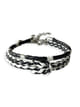 Black & White Vegan Leather Band