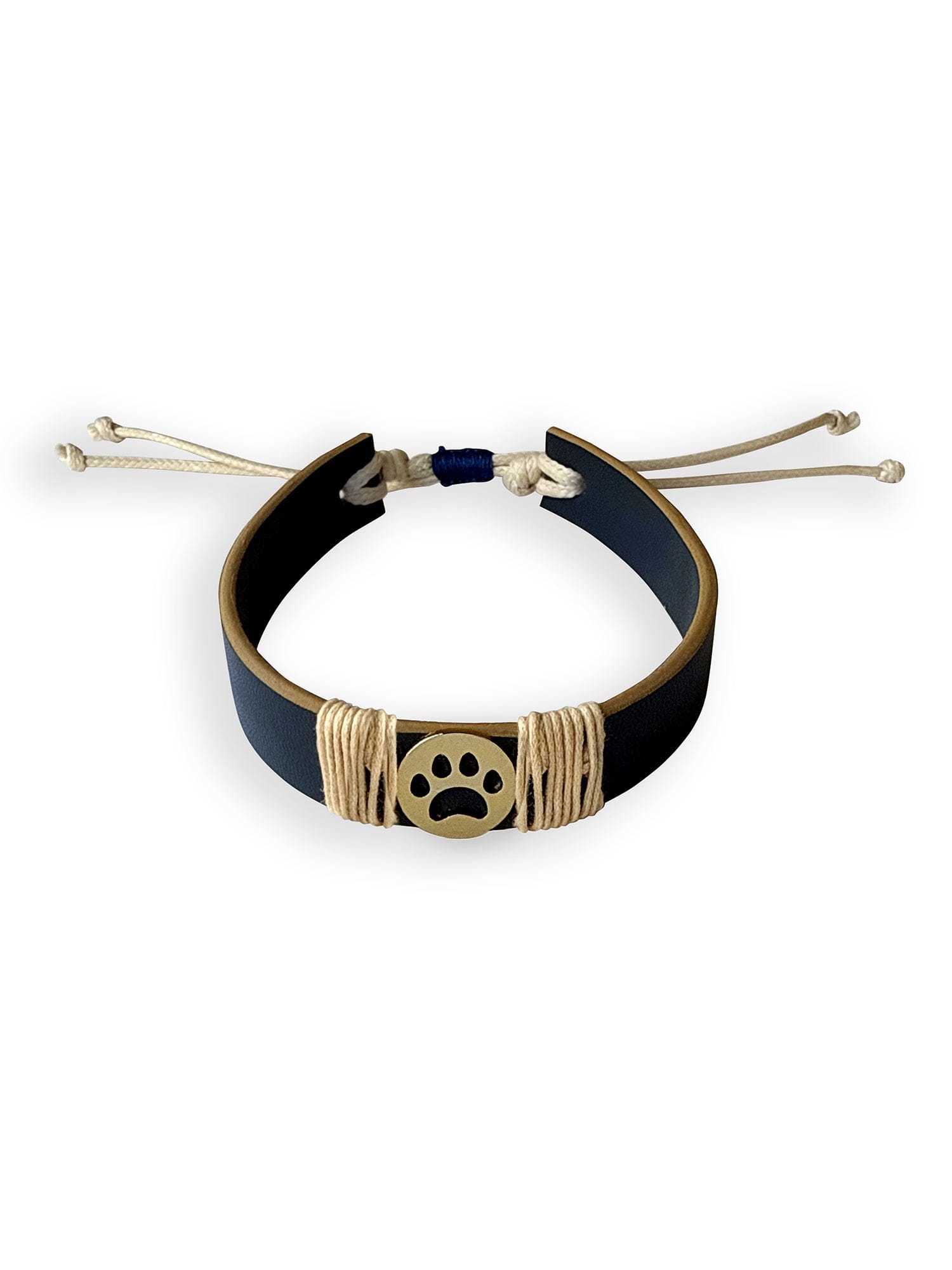 Blue Paw Vegan Leather Band