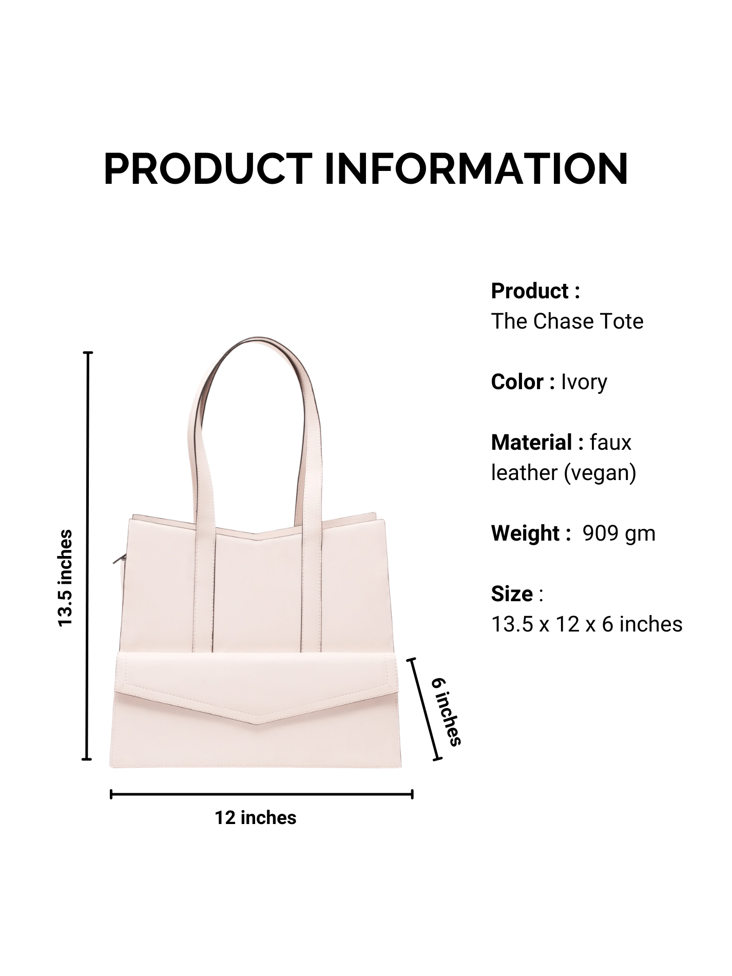 Ivory Chase Tote Bag