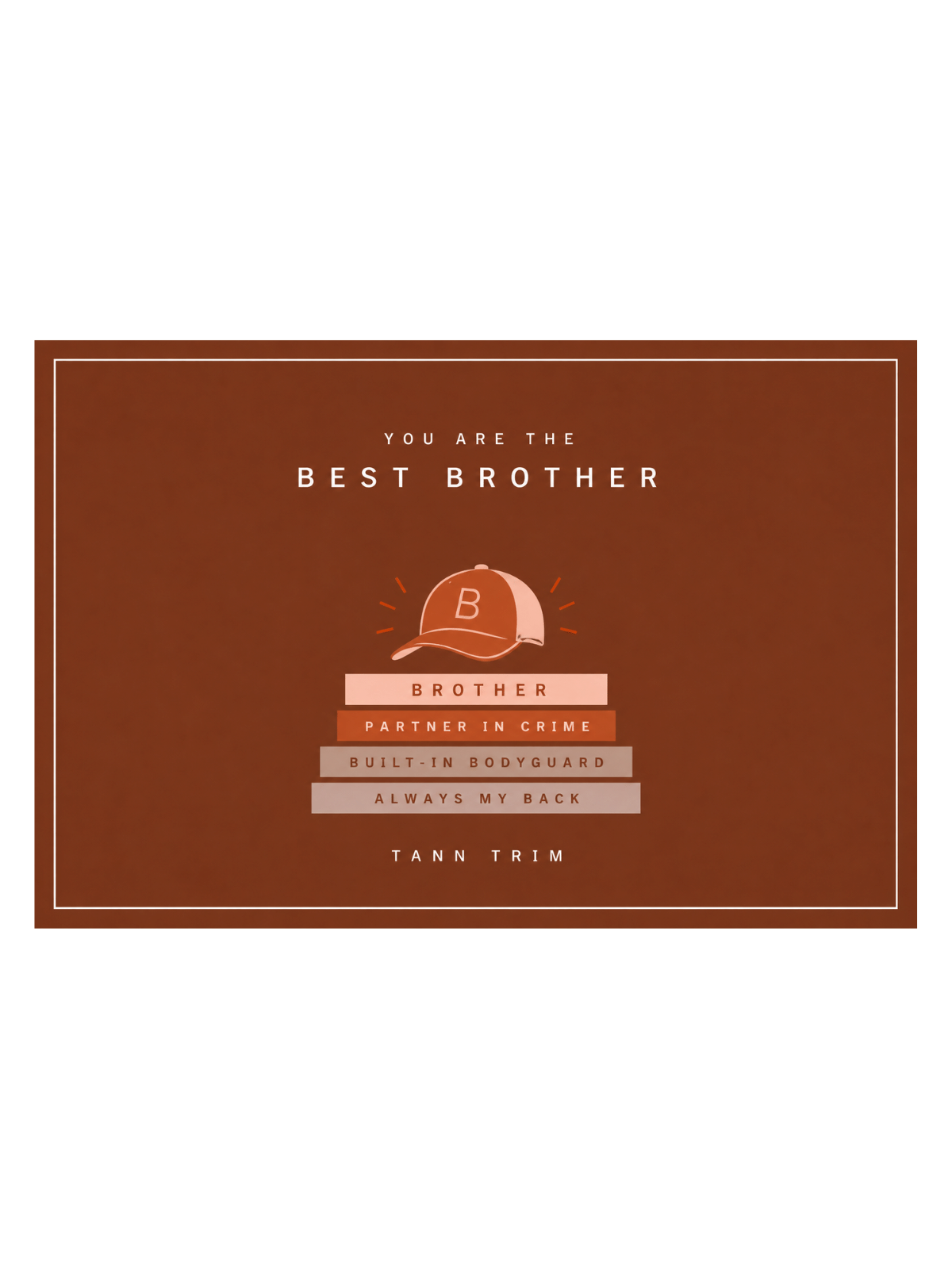 Best Brother Card