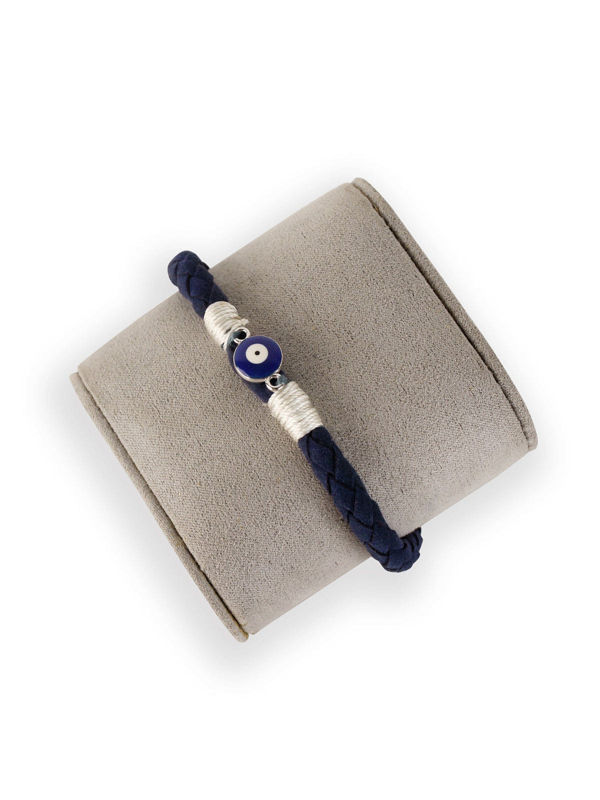 Blue Suede Evil Eye Vegan Leather Band