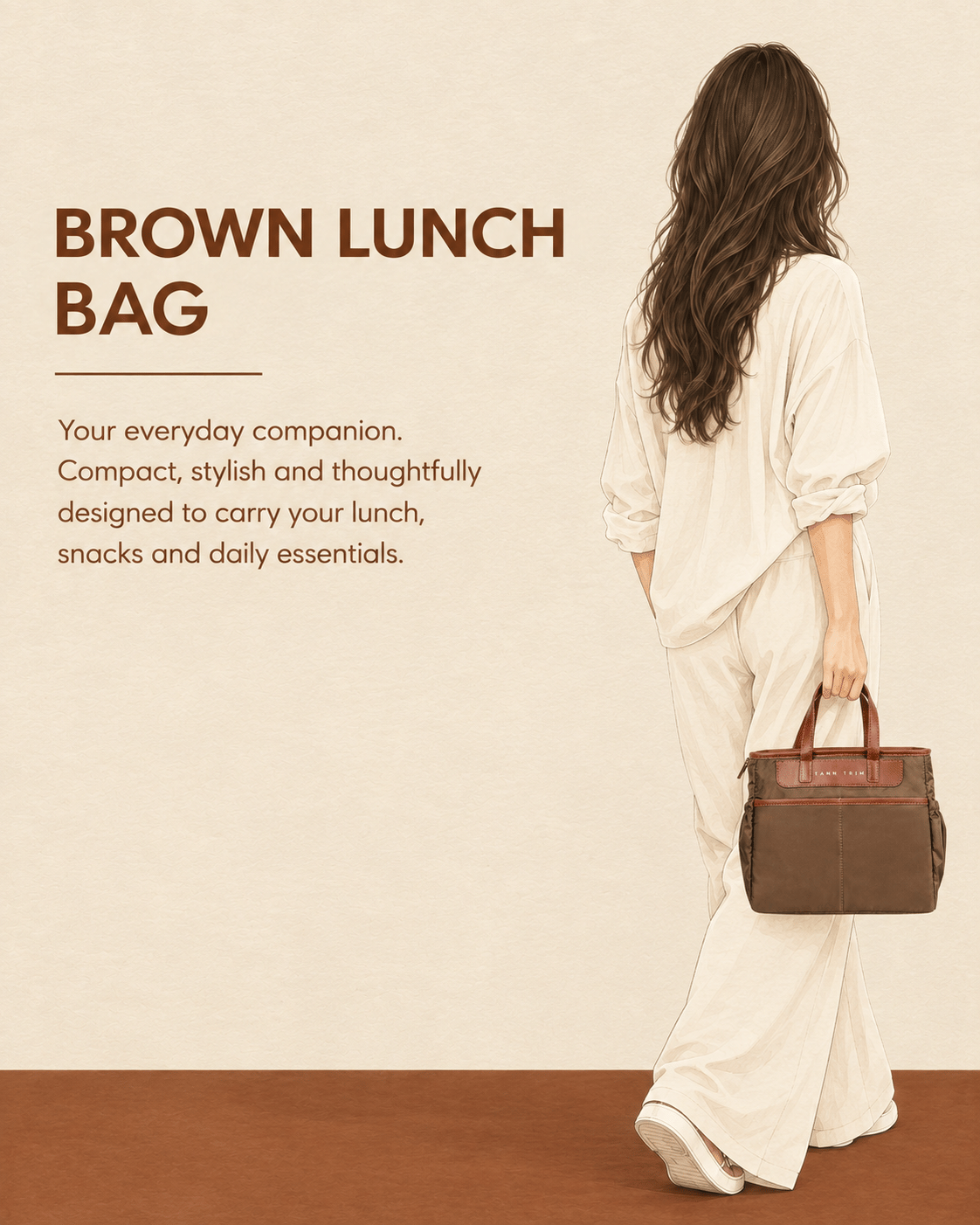 The Tiffyn Tote - Brown