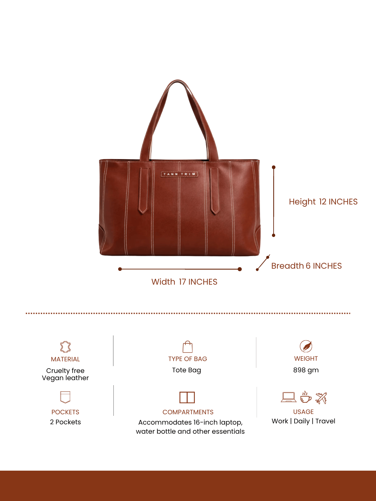 The Runway Tote - Tann