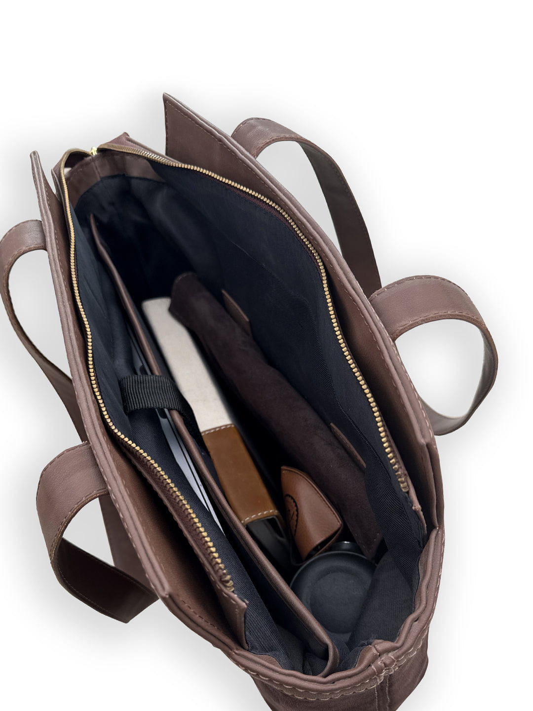 The Brown Cascade Tote Bag