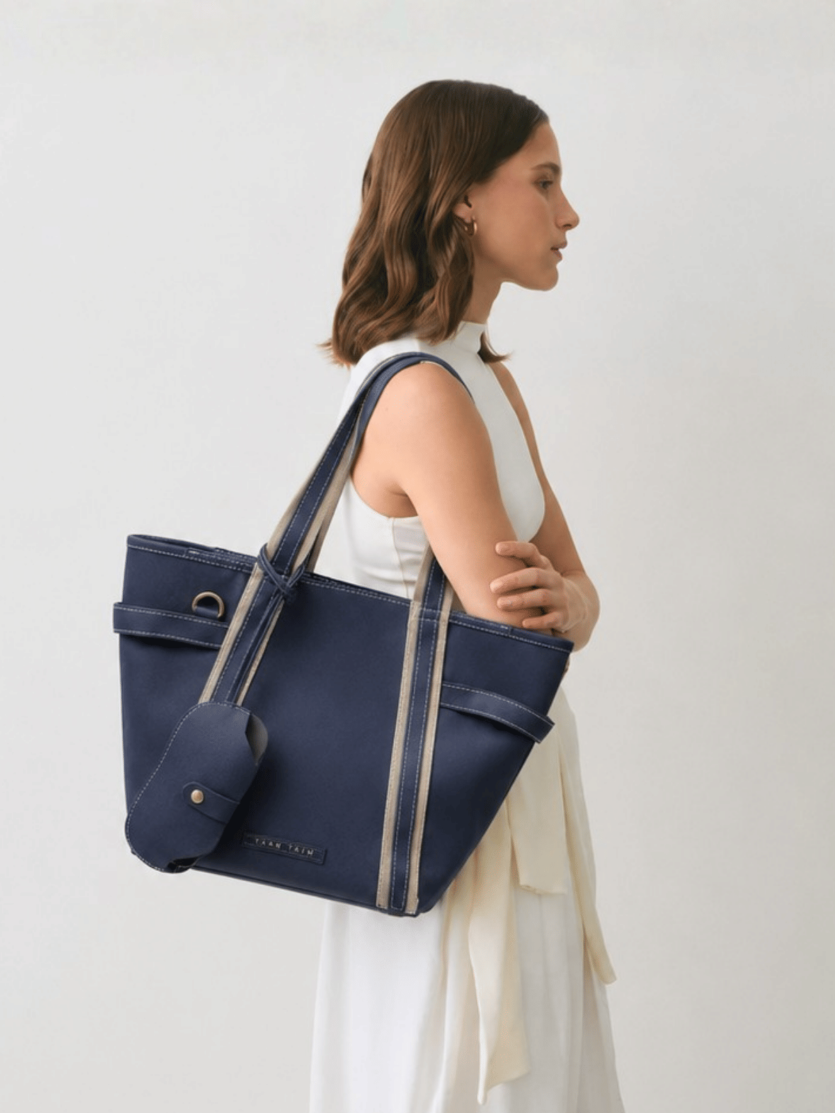 Navy Blue Trooper Tote
