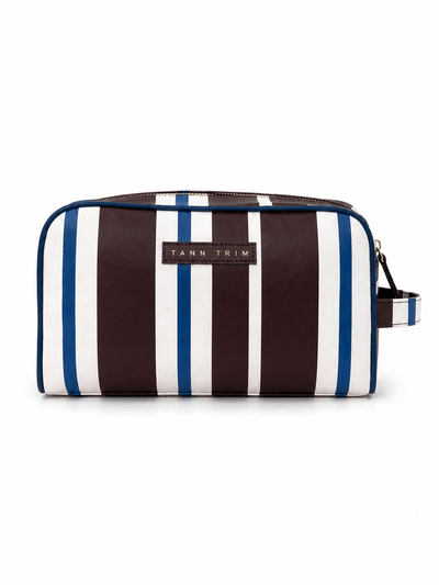 The Stripe Travel Kit - Indigo