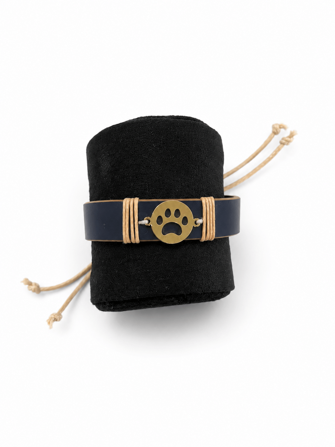 Blue Paw Vegan Leather Band