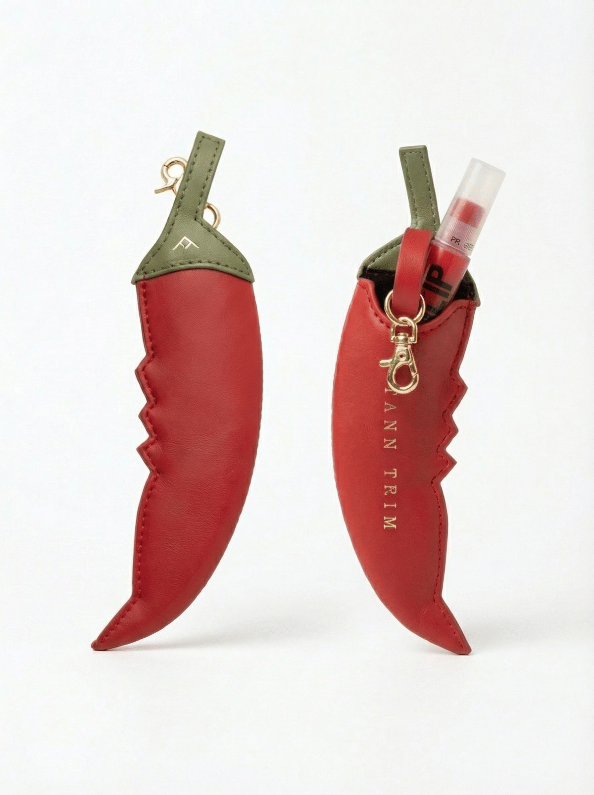 Mirchi Lip Balm Holder Bag Charm