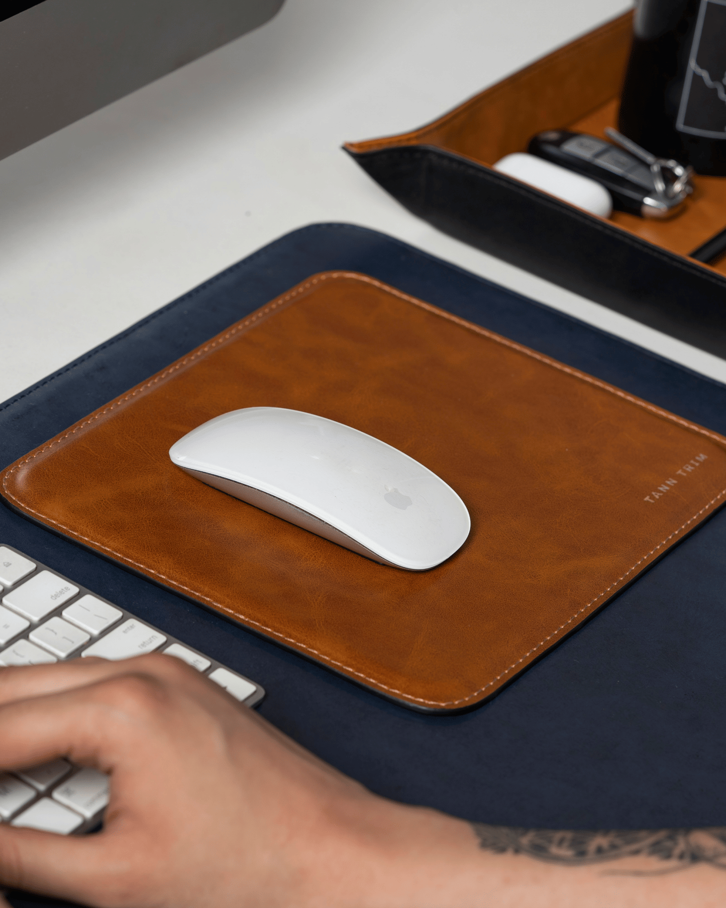 X-Y Mouse Pad- Brown