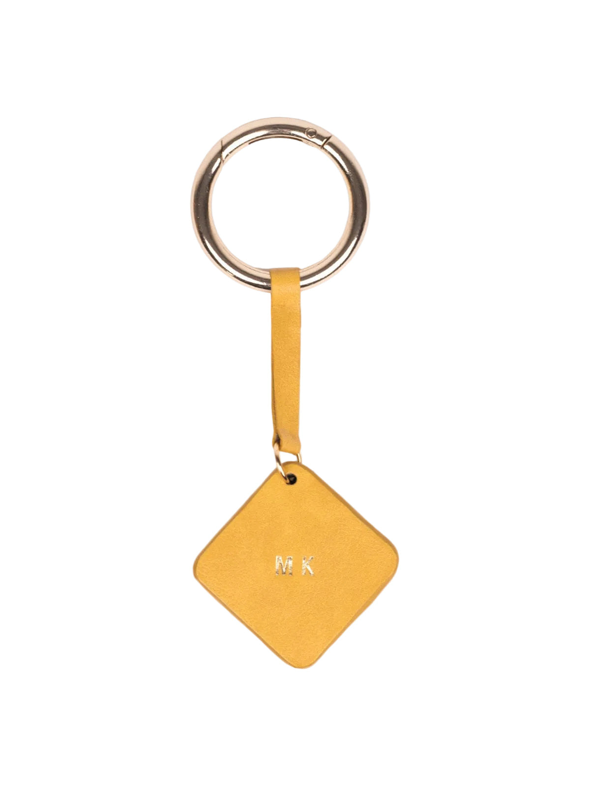 Mustard Rhombus Bag Charm