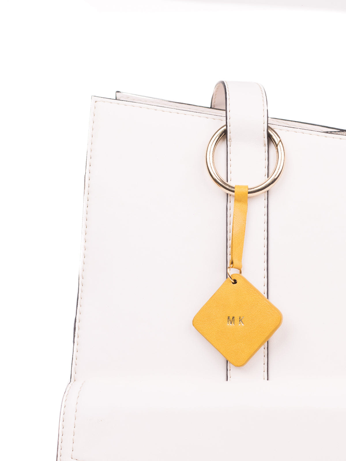 Mustard Rhombus Bag Charm