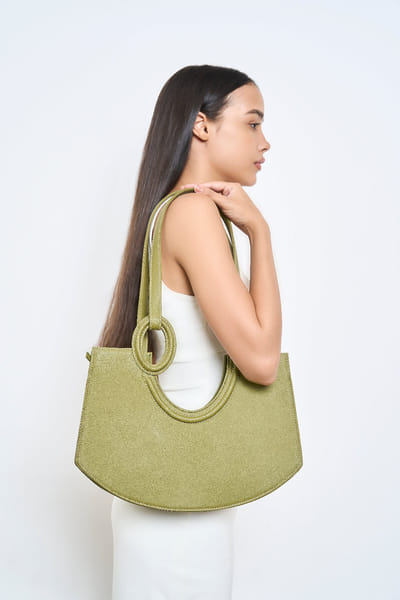 Olive Green Elly Shoulder Bag
