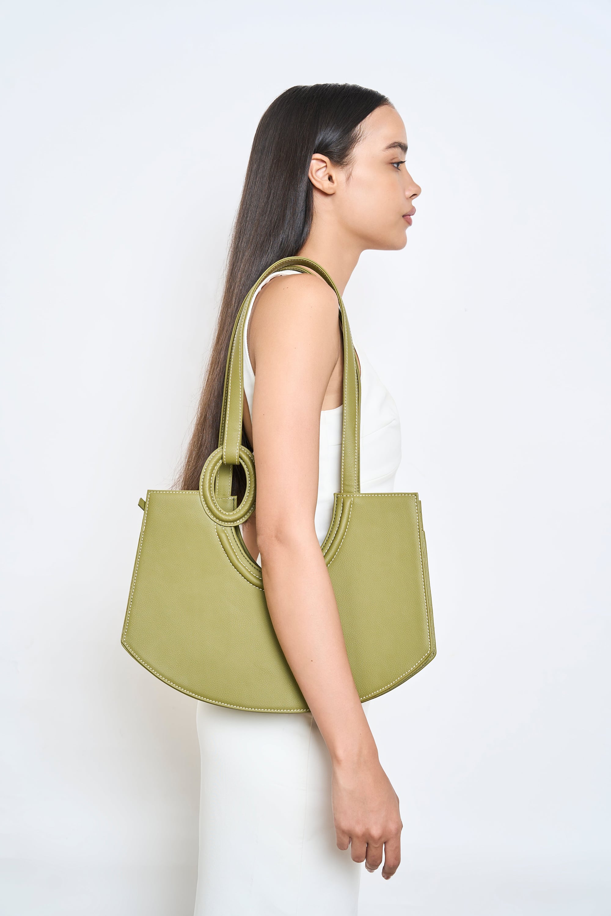 Olive Green Elly Shoulder Bag