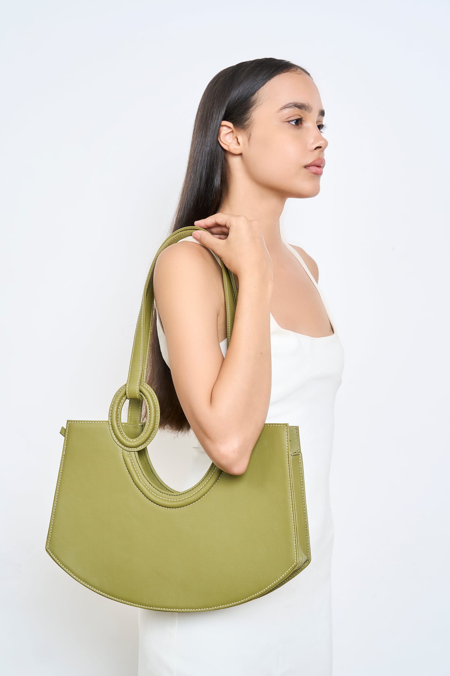 Olive Green Elly Shoulder Bag