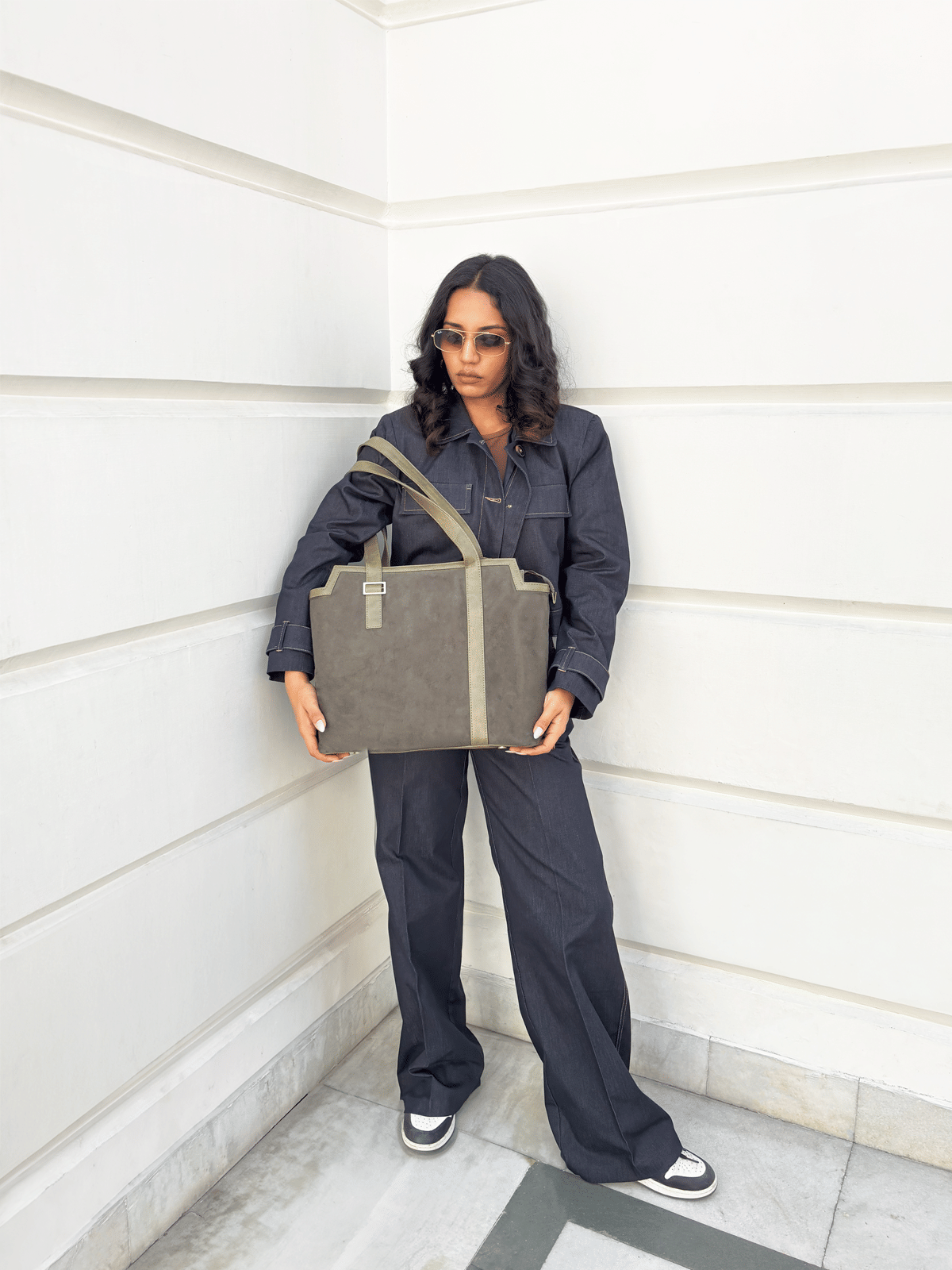 The Olive Cascade Tote Bag