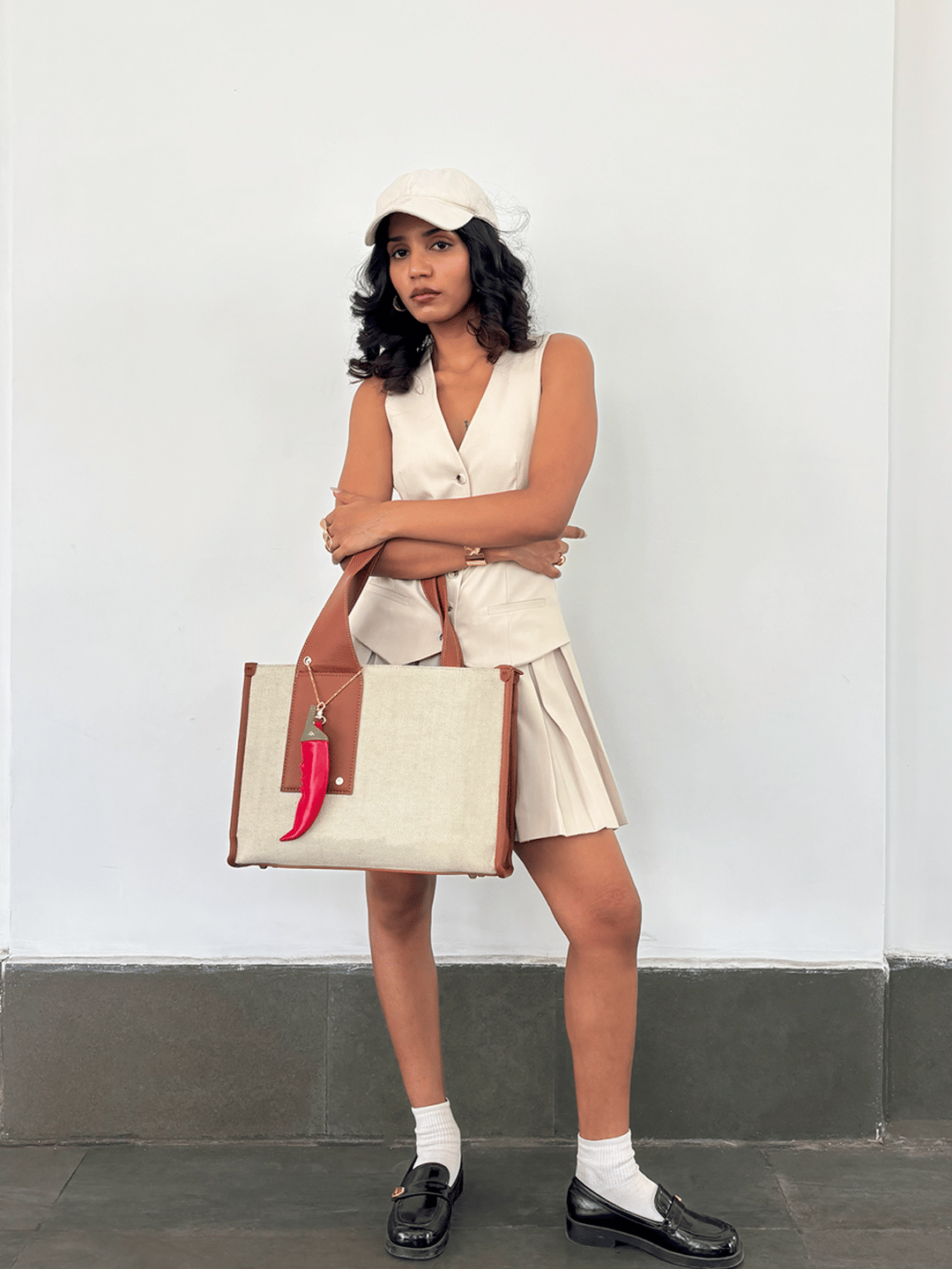 The Mirchi Square Canvas Tote