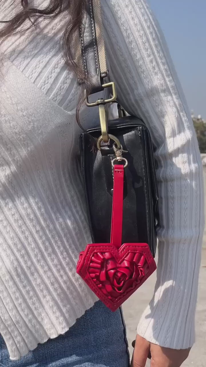 Heart Bag Charm