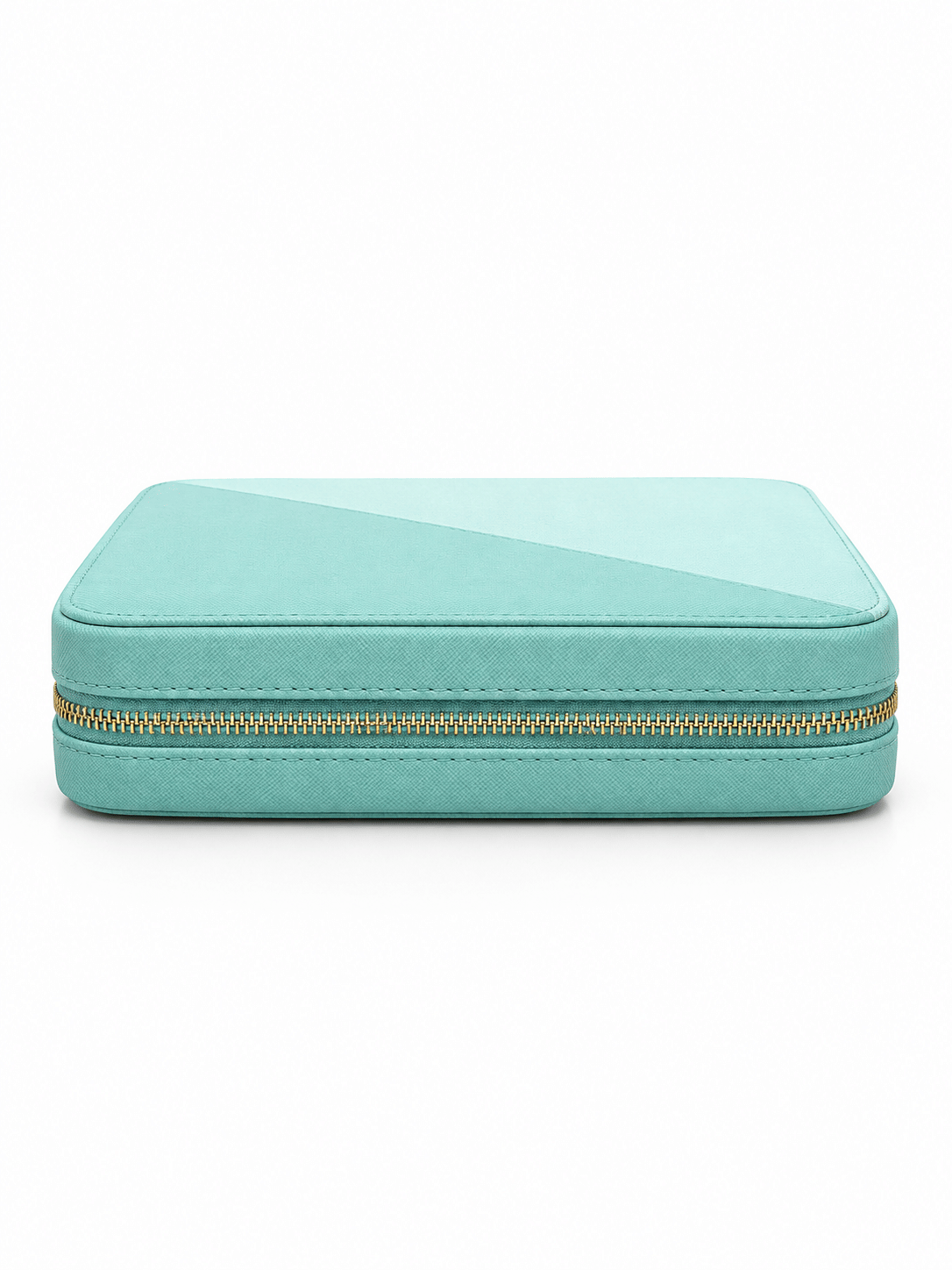 Blue Quilted Jewelry Box : big